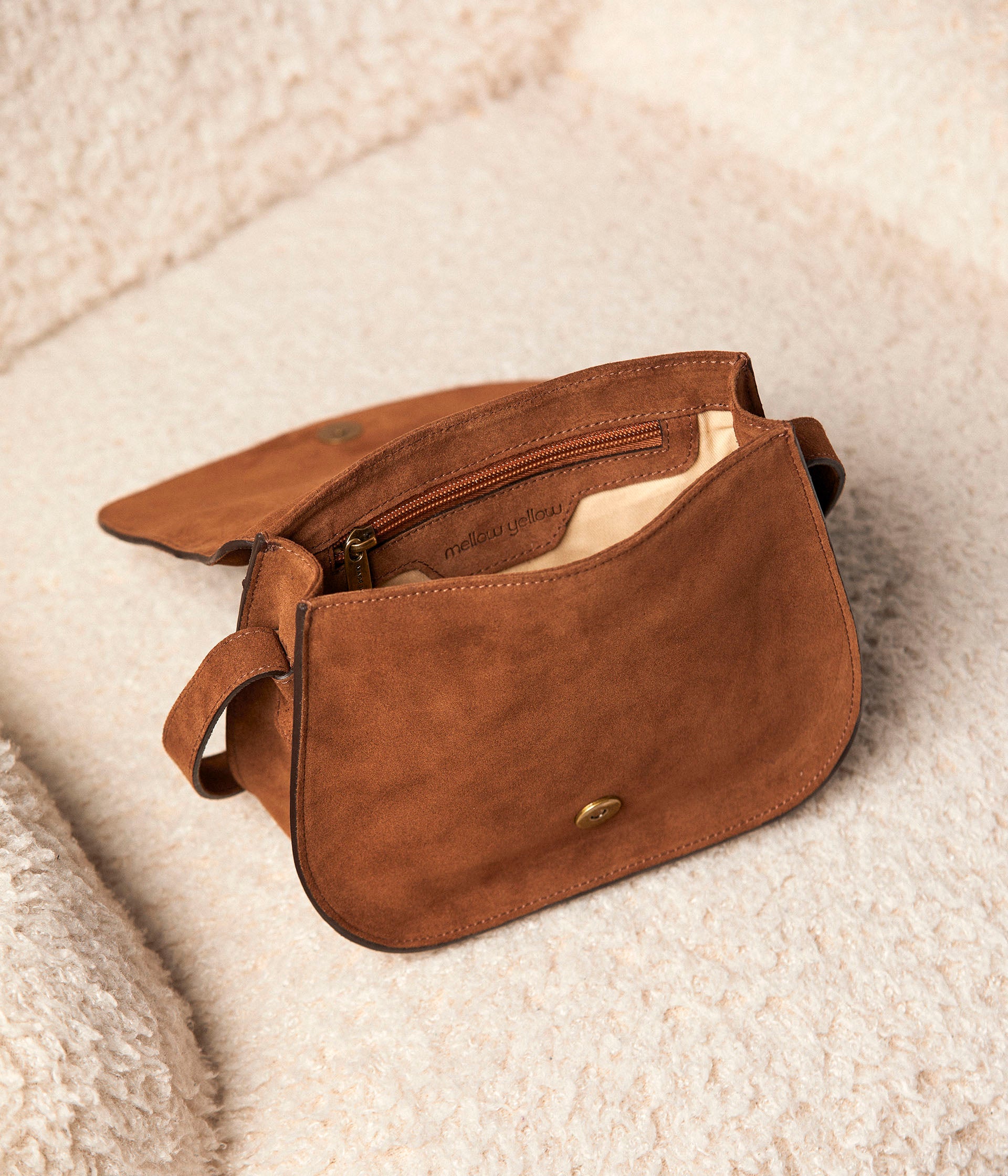 Sac cuir velours Sybilla