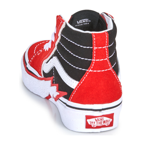 Vans - SK8-HI BOLT - Noir / Rouge