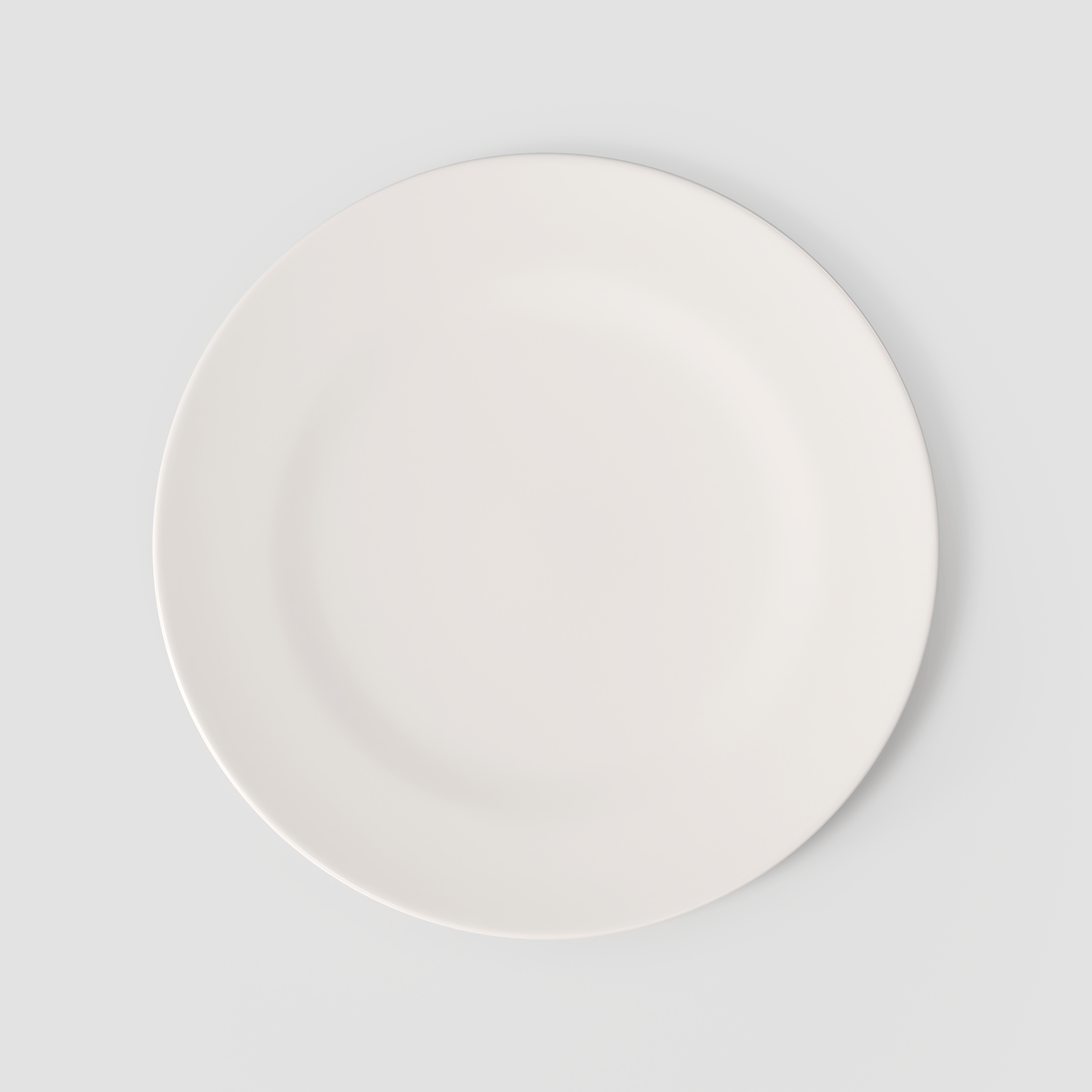 For Me Charger plate White, 12.6'', Premium Porcelain