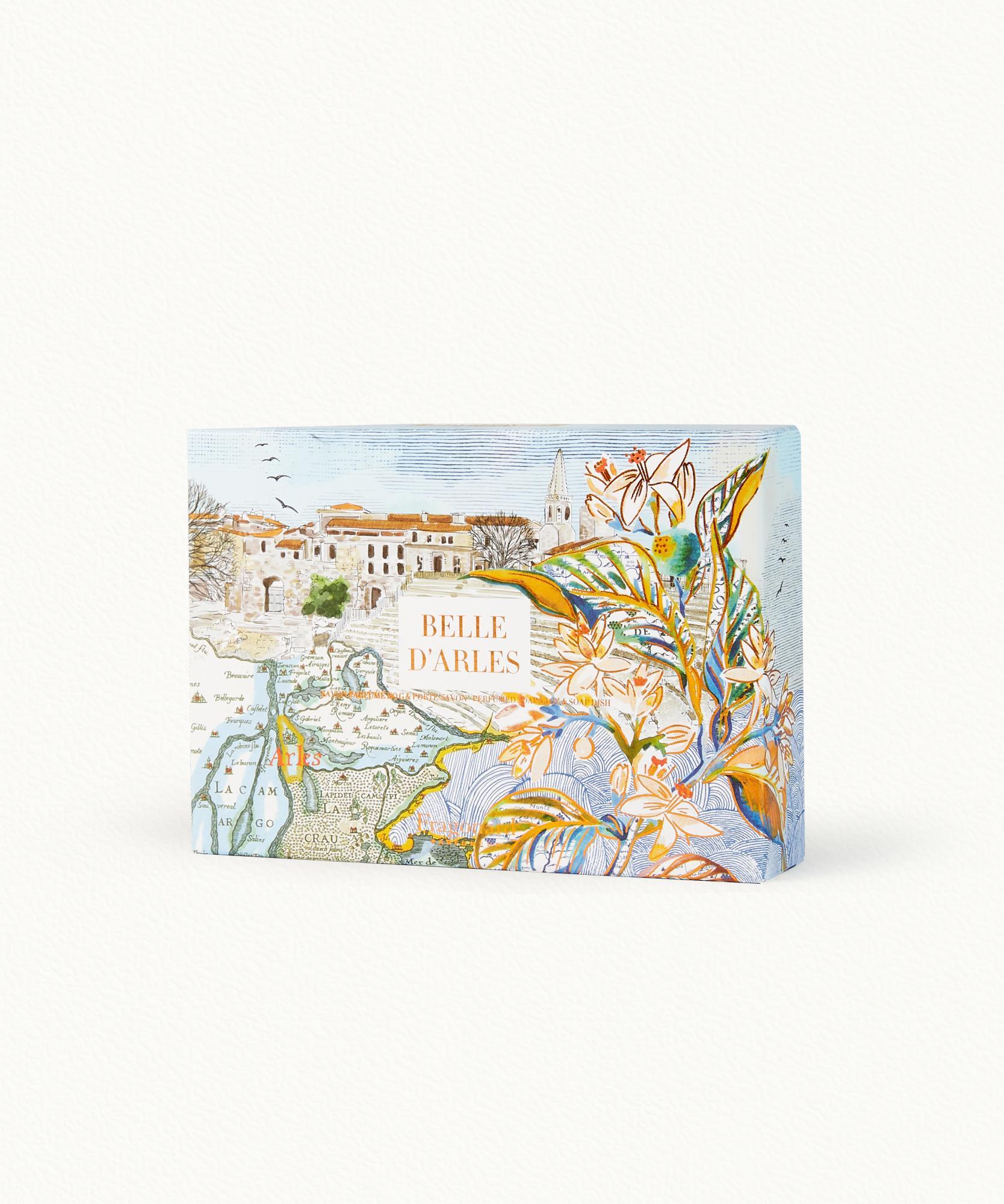 Belle d'Arles  Savon & porte savon - 150g / 10 x 14.5 cm