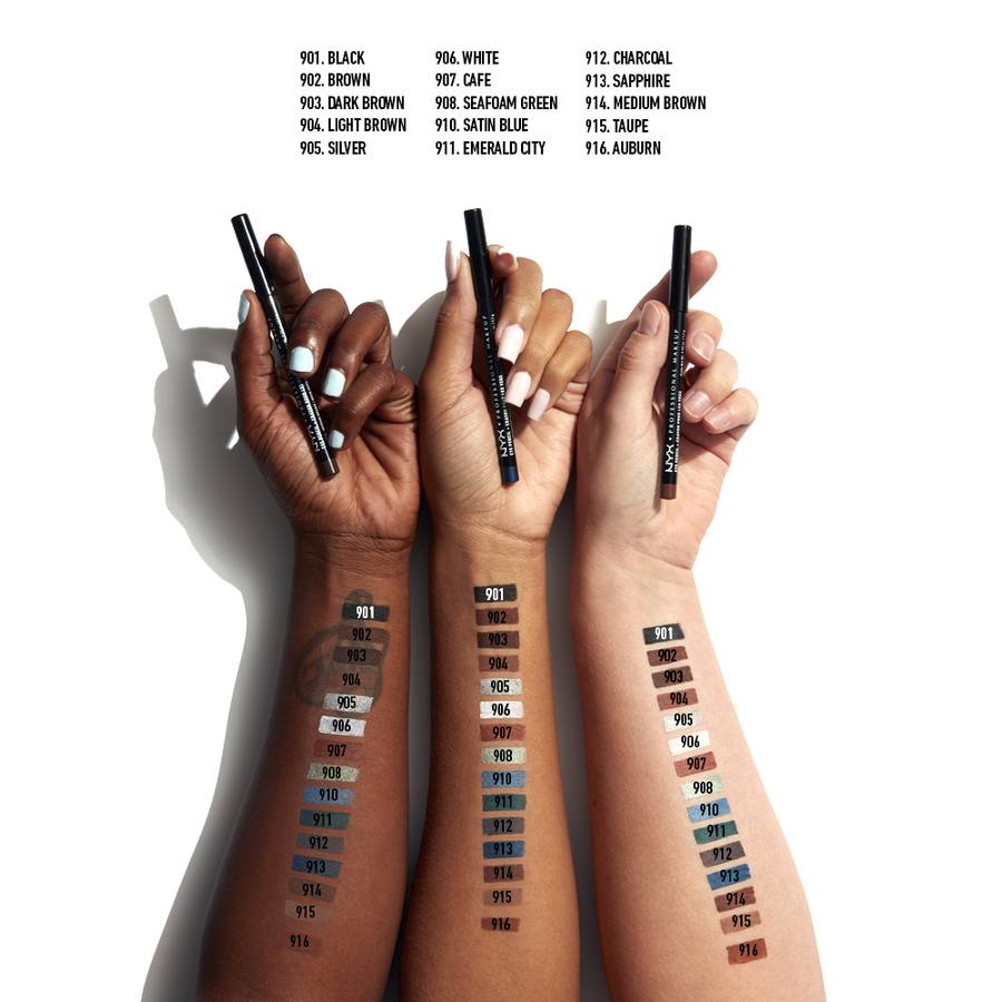 NYX Professional Makeup Slim Eye Pencil White 1,1g