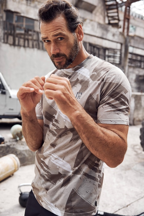 JAY-PI T-Shirt FLEXNAMIC®, Fitness, Halbarm, Allover-Print, QuickDry