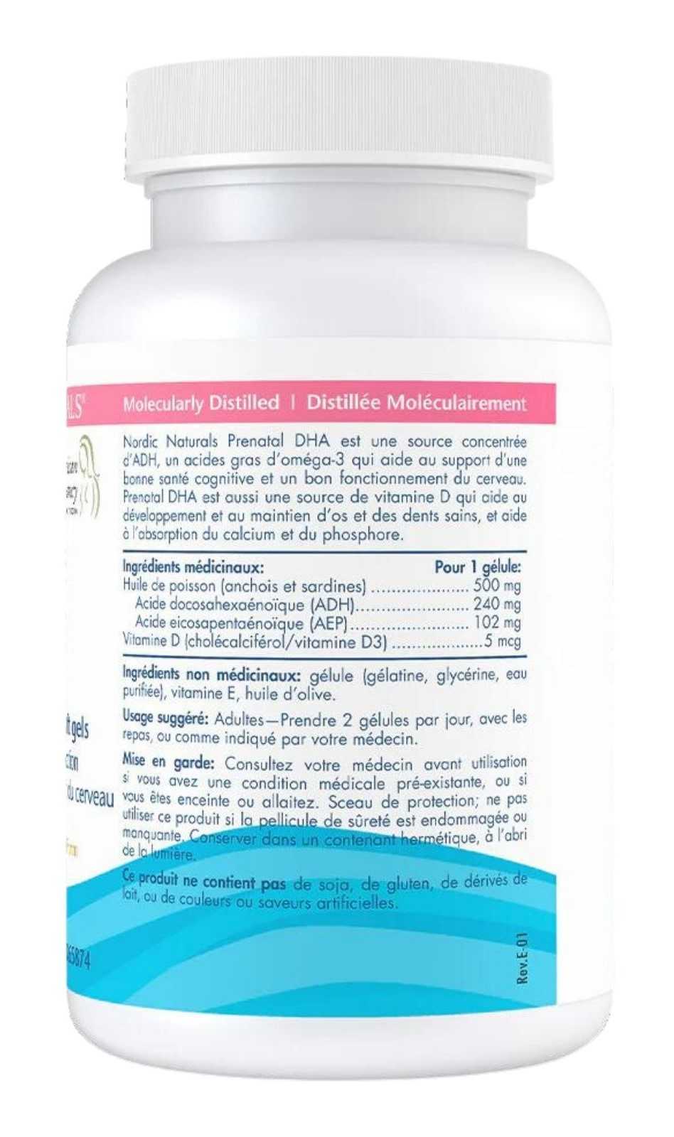 Nordic Naturals DHA Pré-natal 90 cápsulas gelatinosas