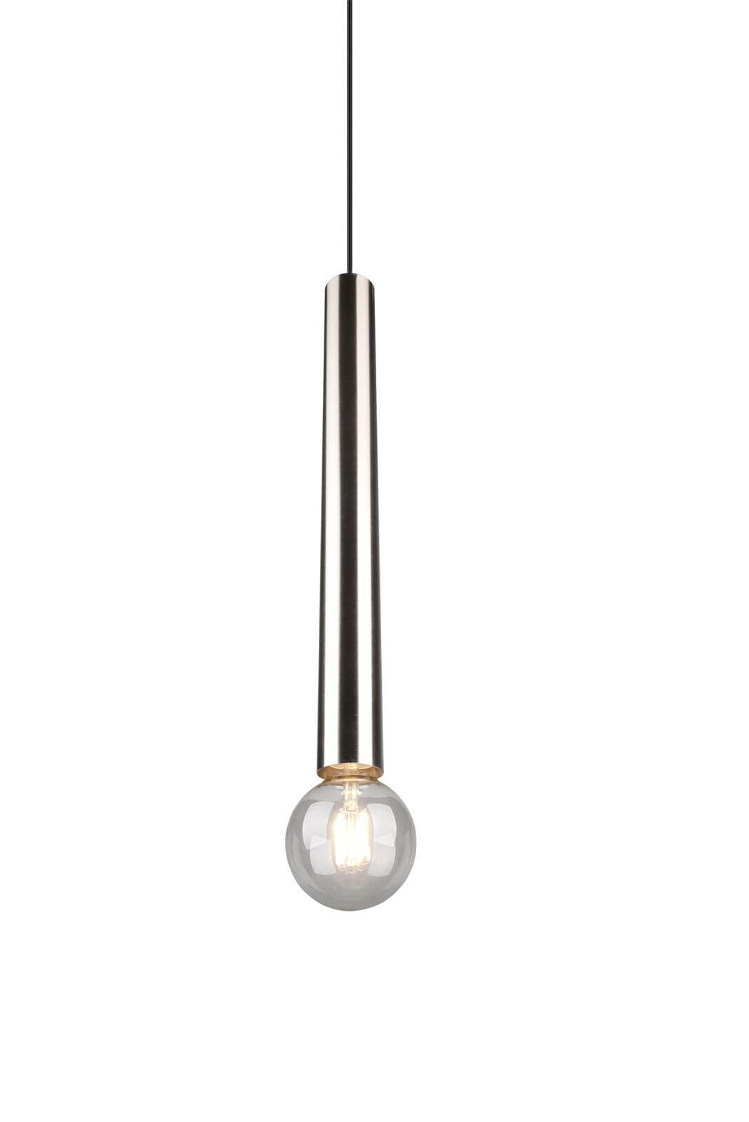 TRIO Retrofit Pendellampe CLERMONT 1-flg silberfarbig