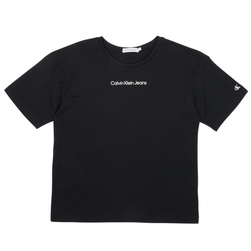 Calvin Klein Jeans - CKJ LOGO BOXY T-SHIRT - Noir