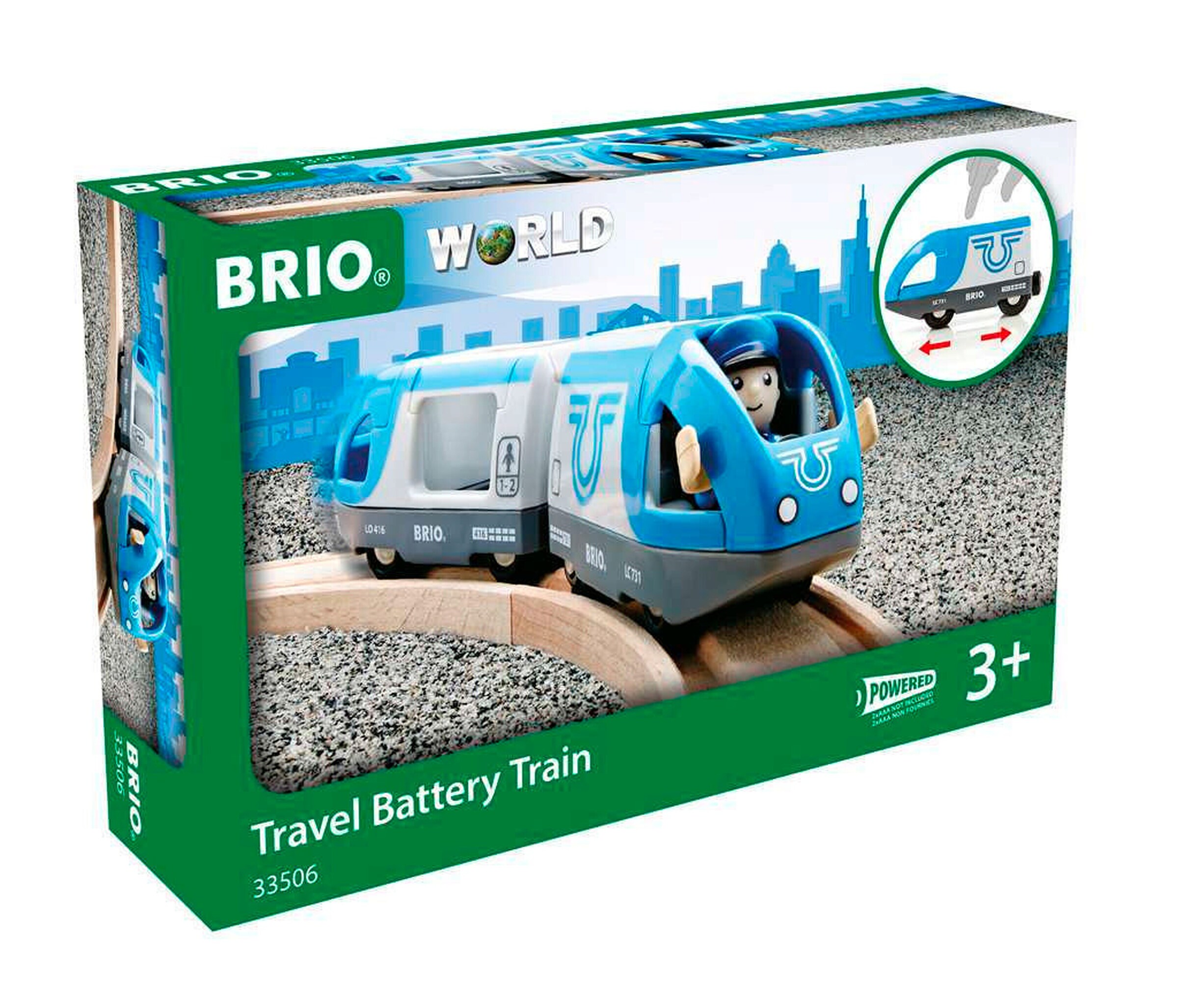 BRIO Blauer Reisezug