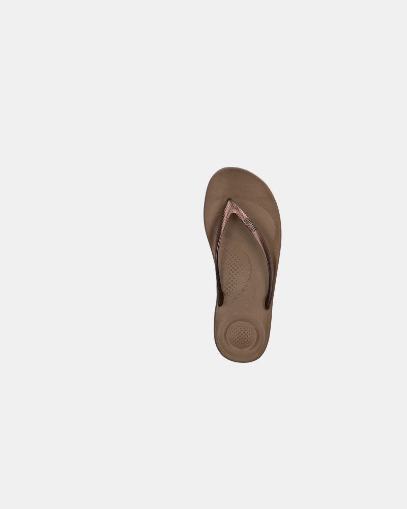 Fitflop Iqushion Ergonomic Slippers  - brons