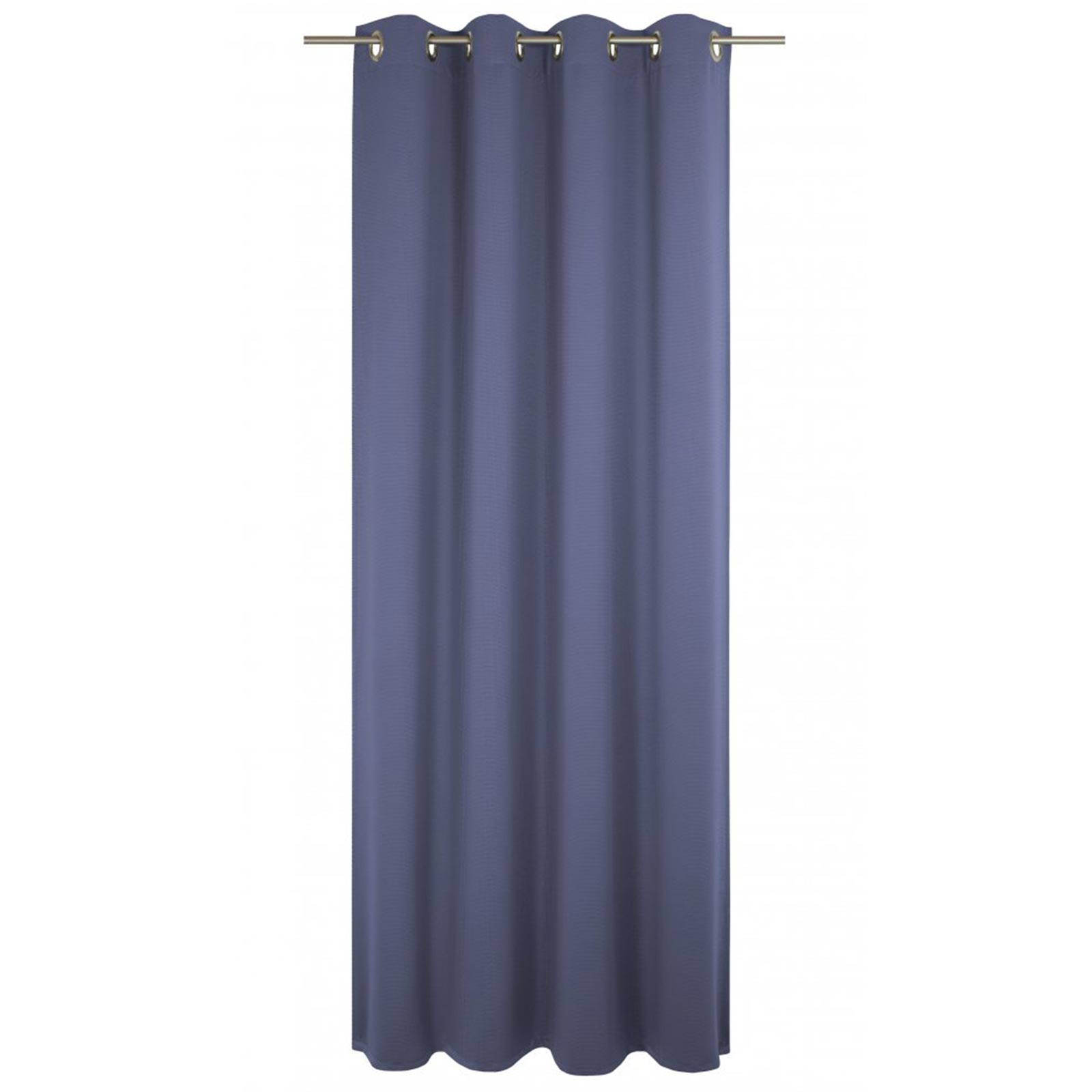 Einzelschal UNI COLLECTION - royalblau - mit Ösen - 145x145 cm