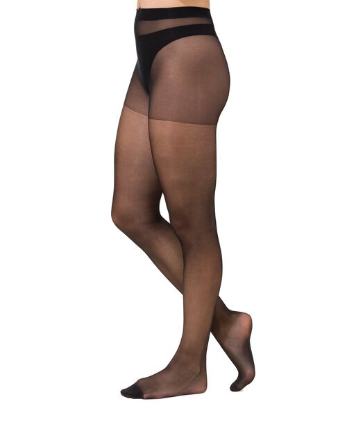 lot de 4 collants 20 deniers noir