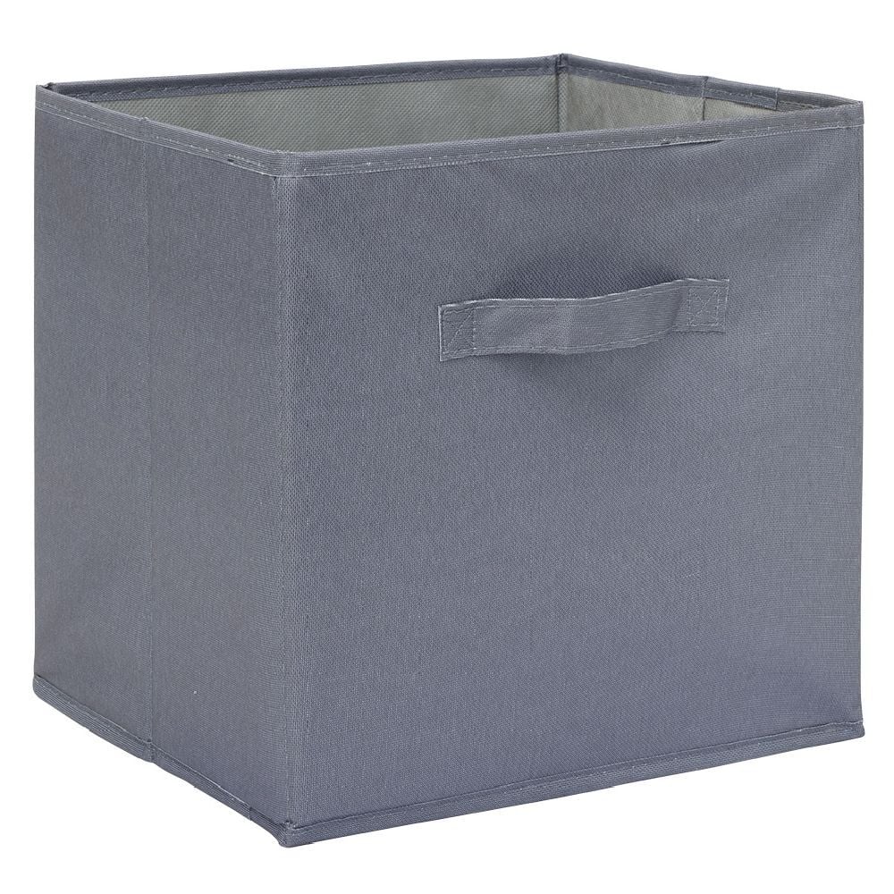 Panière Box Cube 31x29x31cm gris
