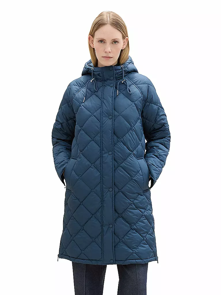 TOM TAILOR Steppmantel blau
