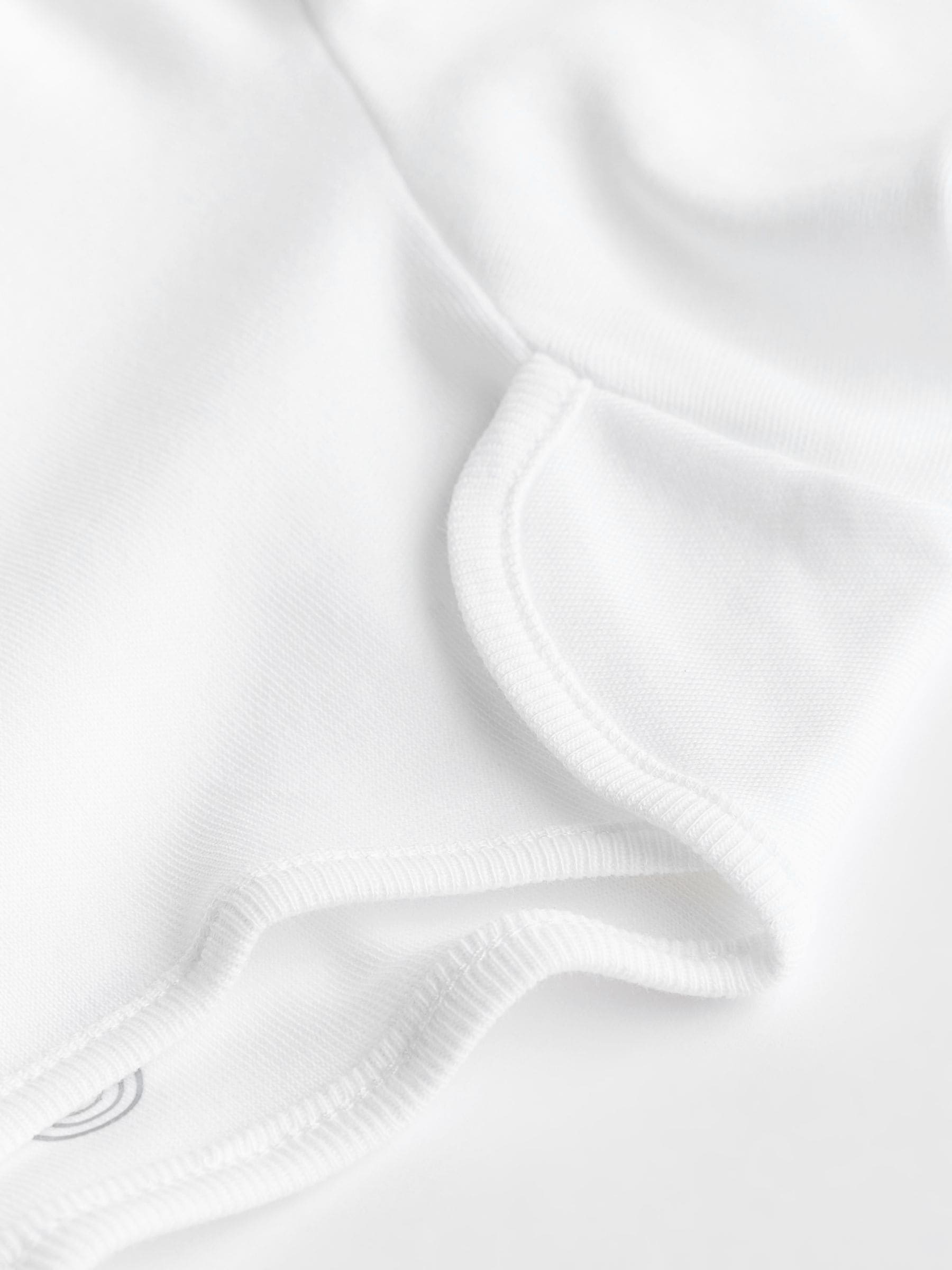Wit - Essential rompertjes met lange mouwen