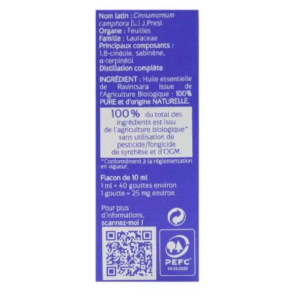 Óleo Essencial de Ravintsara Orgânico Naturaactive 5ml