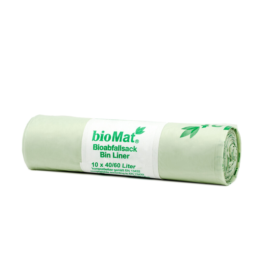 BioMat Compostable Waste Bag 40 - 60 liter10 stuks