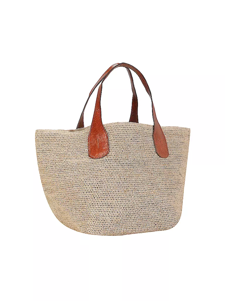 IBELIV Strohtasche - Shopper TOKYO II beige