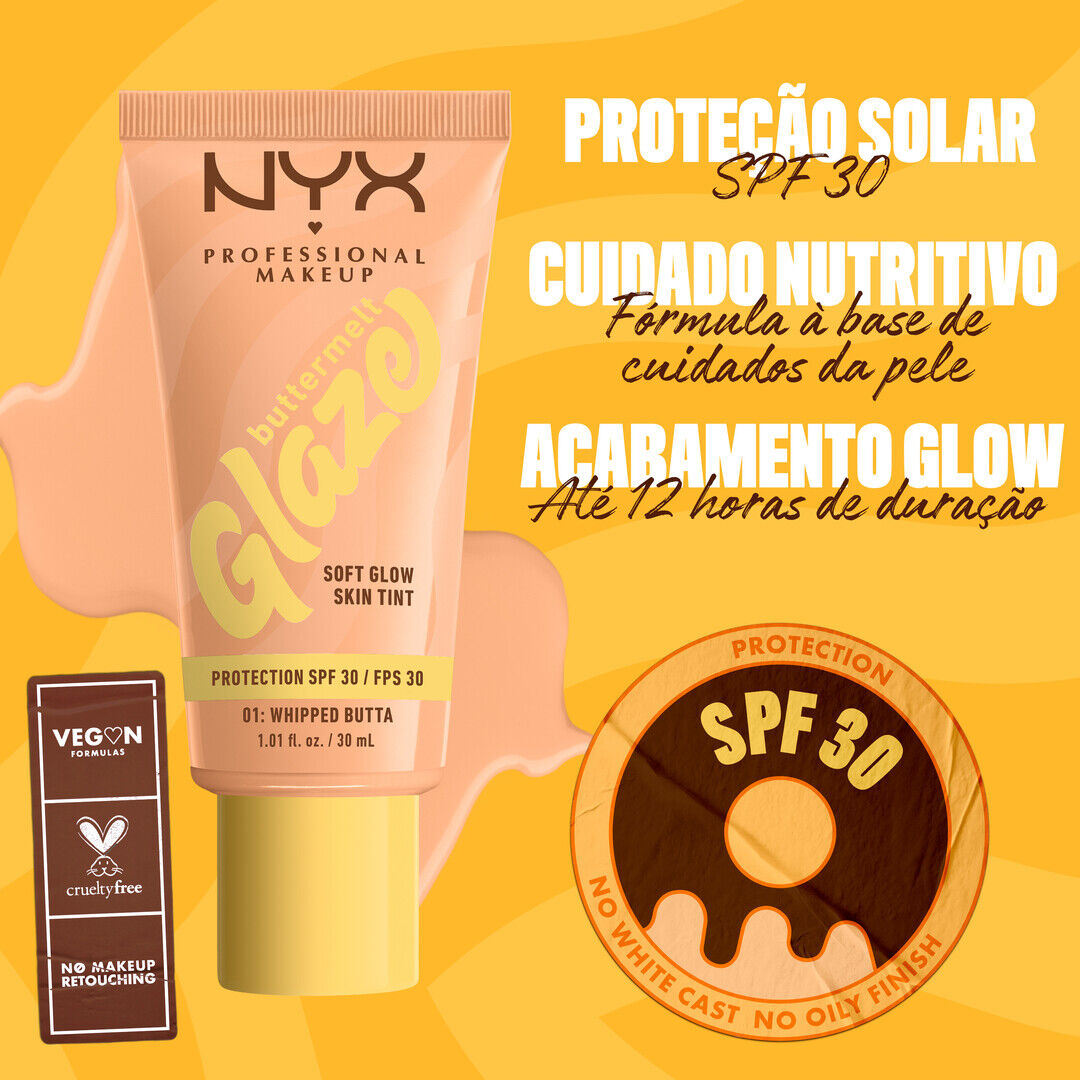 NYX Professional Makeup  Buttermelt - Glaze Tint SPF40