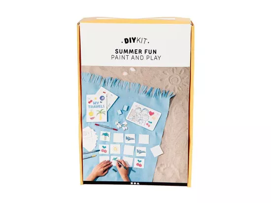 Kit DIY - Puzzle, carnet et jeu Summer fun