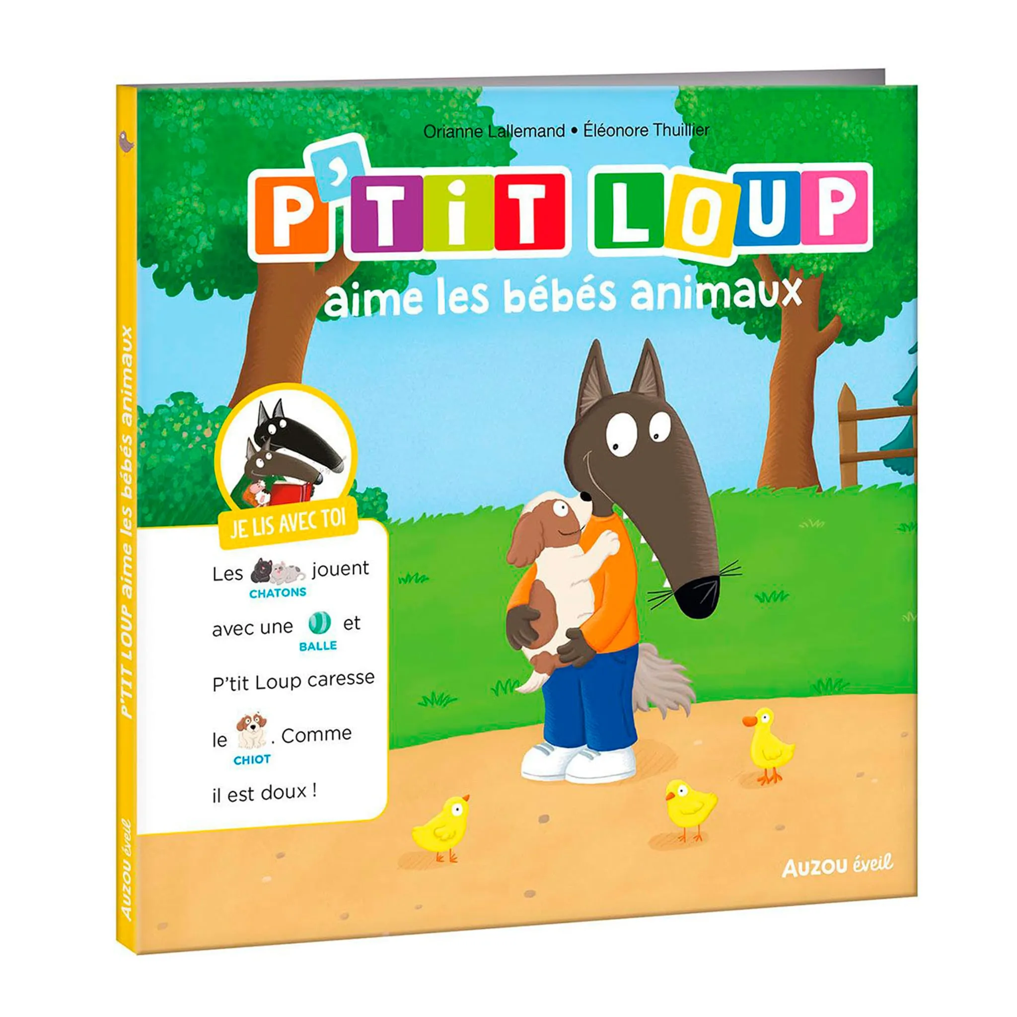 Auzou P'Tit Loup Aime Les Bébés Animaux