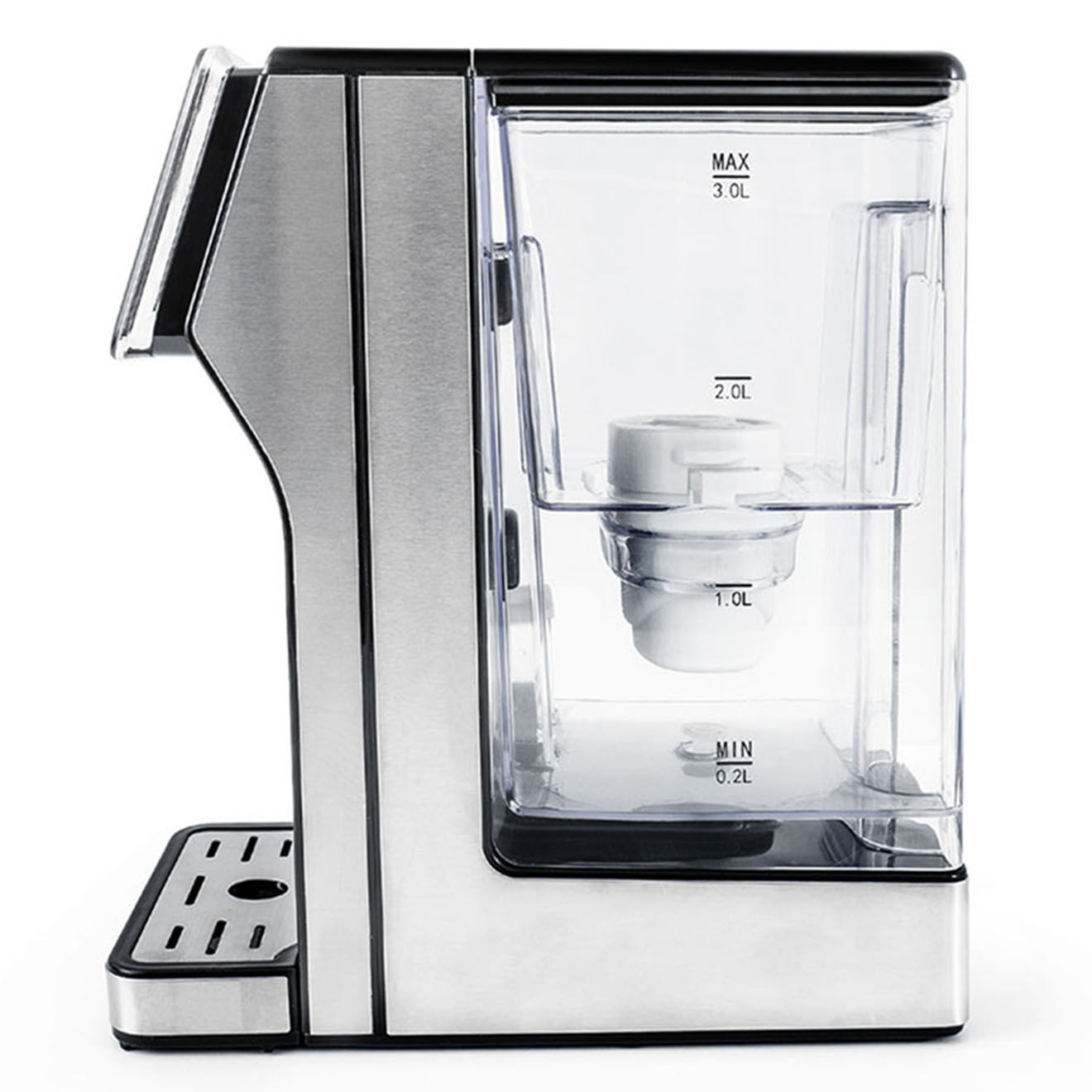 Kitchencook Distributeur d'eau tempérée noir  - 62x37.5x35.5 cm