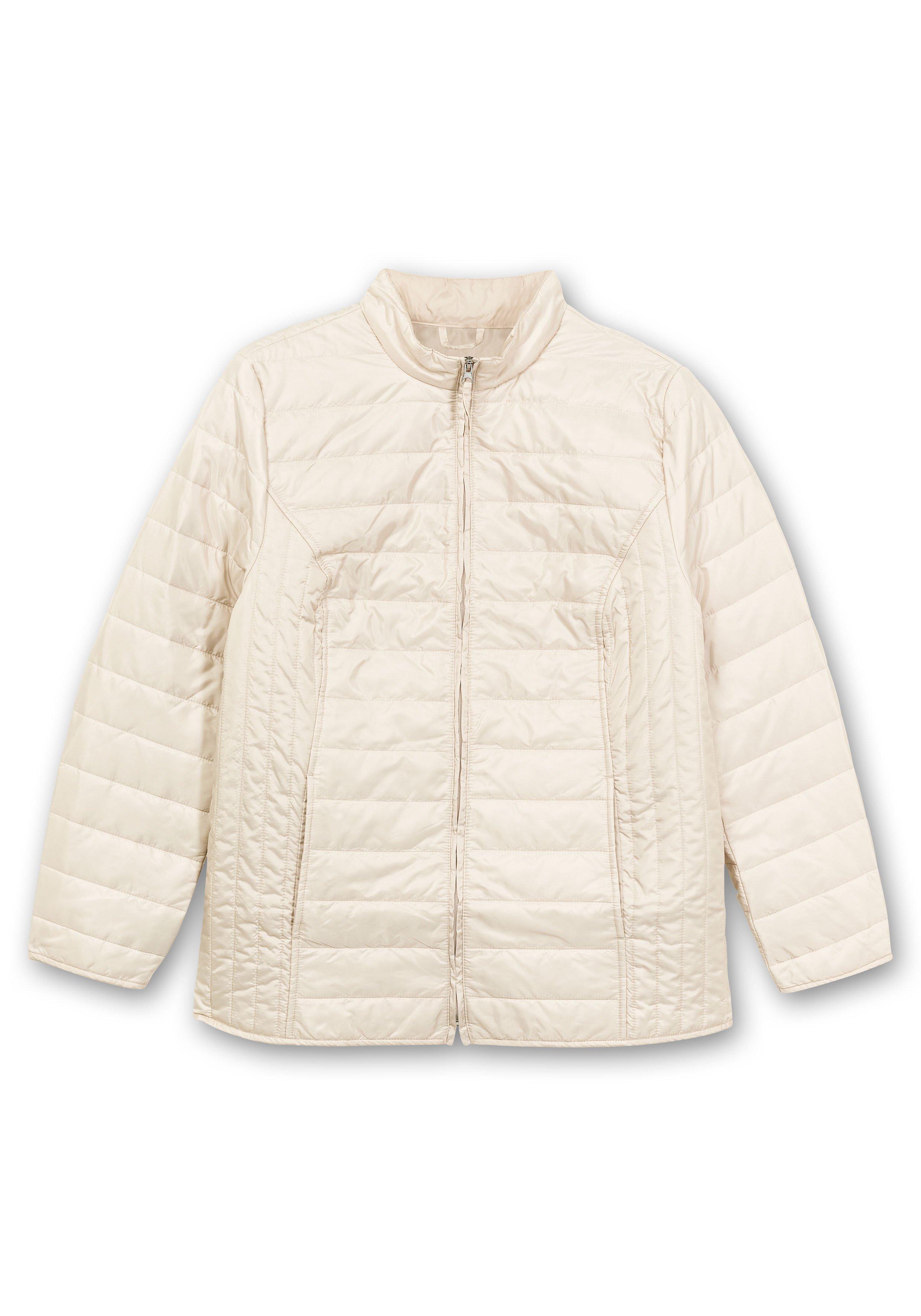 Leicht wattierte Steppjacke mit Stehkragen