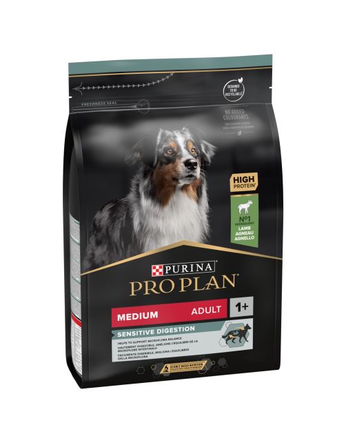 Pro Plan Dog Adult Medium Sensitive Digestion Lam - Hondenvoer