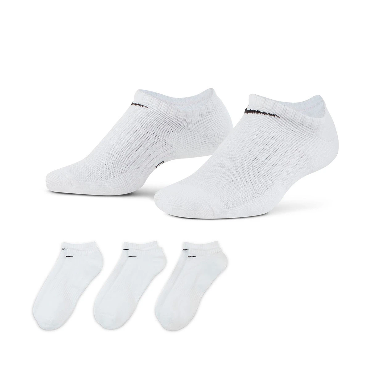 Meias Nike Everyday Cushioned No-Show (3 Pares)