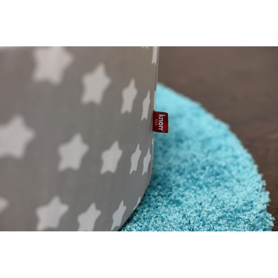 knorr toys® Bällebad soft - Grey white stars - 300 balls rosecremelightblue grau