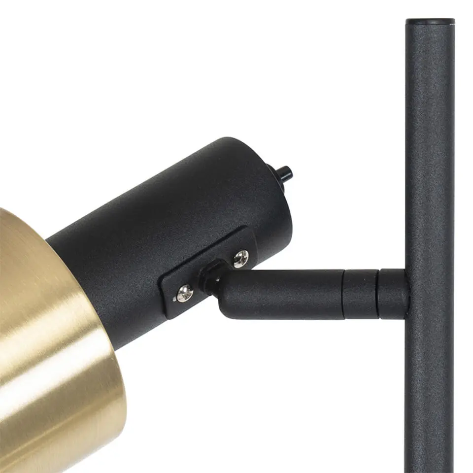 Qazqa vloerlampen stijn goudkleurig e27
