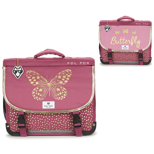Pol Fox - CARATABLE BUTTERFLY 38 CM - Rose / Doré