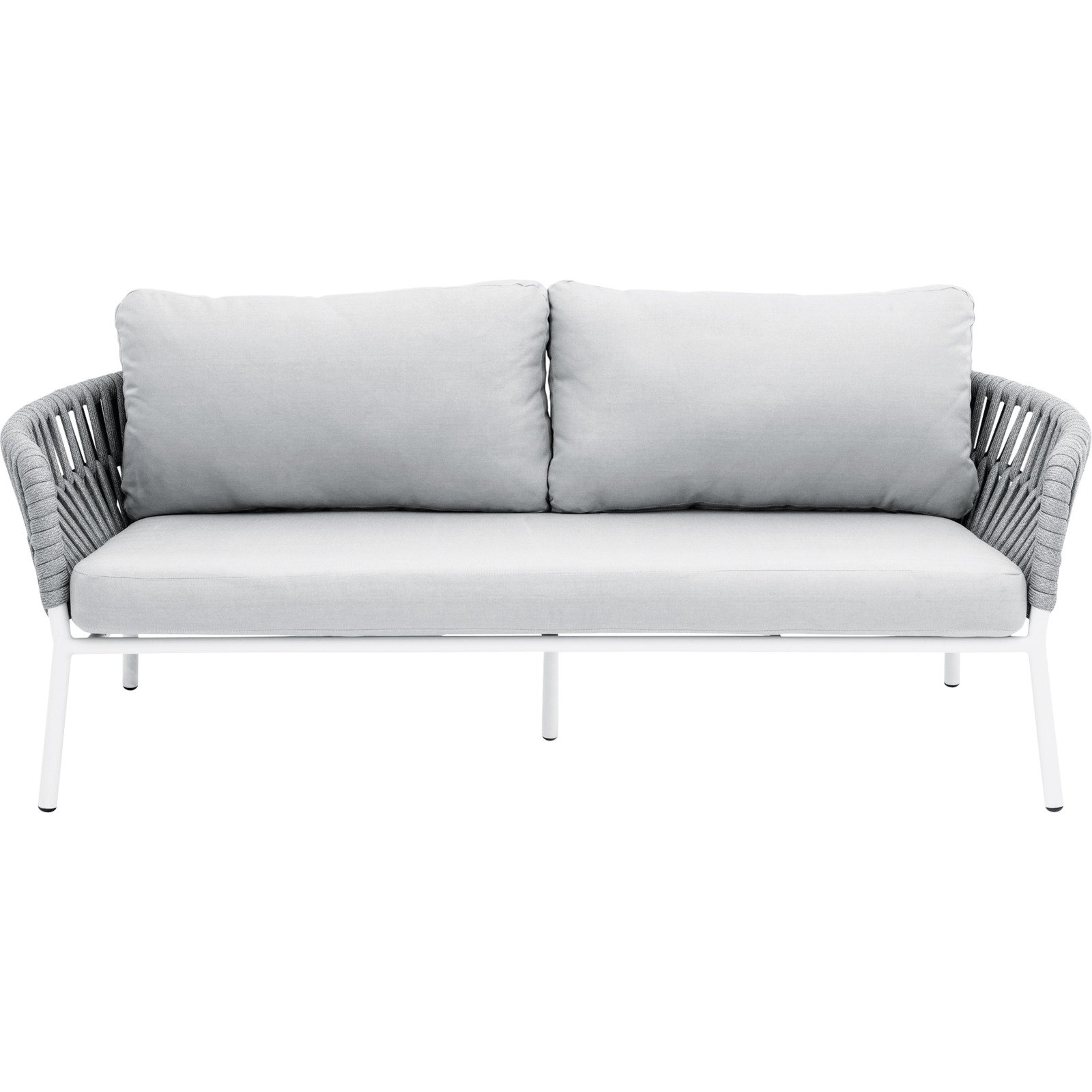Gartenlounge Helen weiss/grau