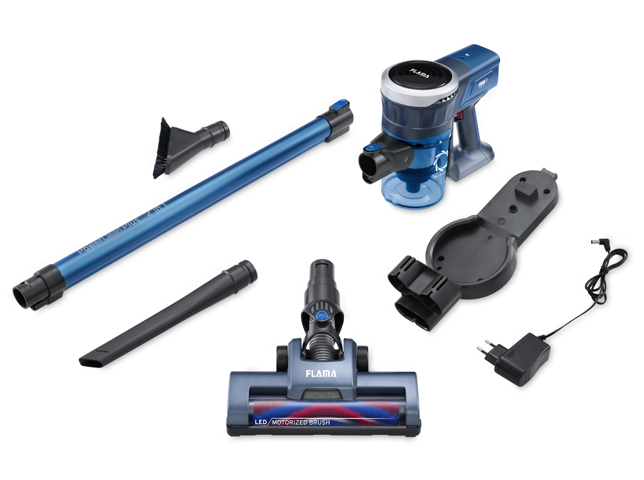 ASPIRADOR VERTICAL 2 EM 1 FLAMA 1643FL 22.2V