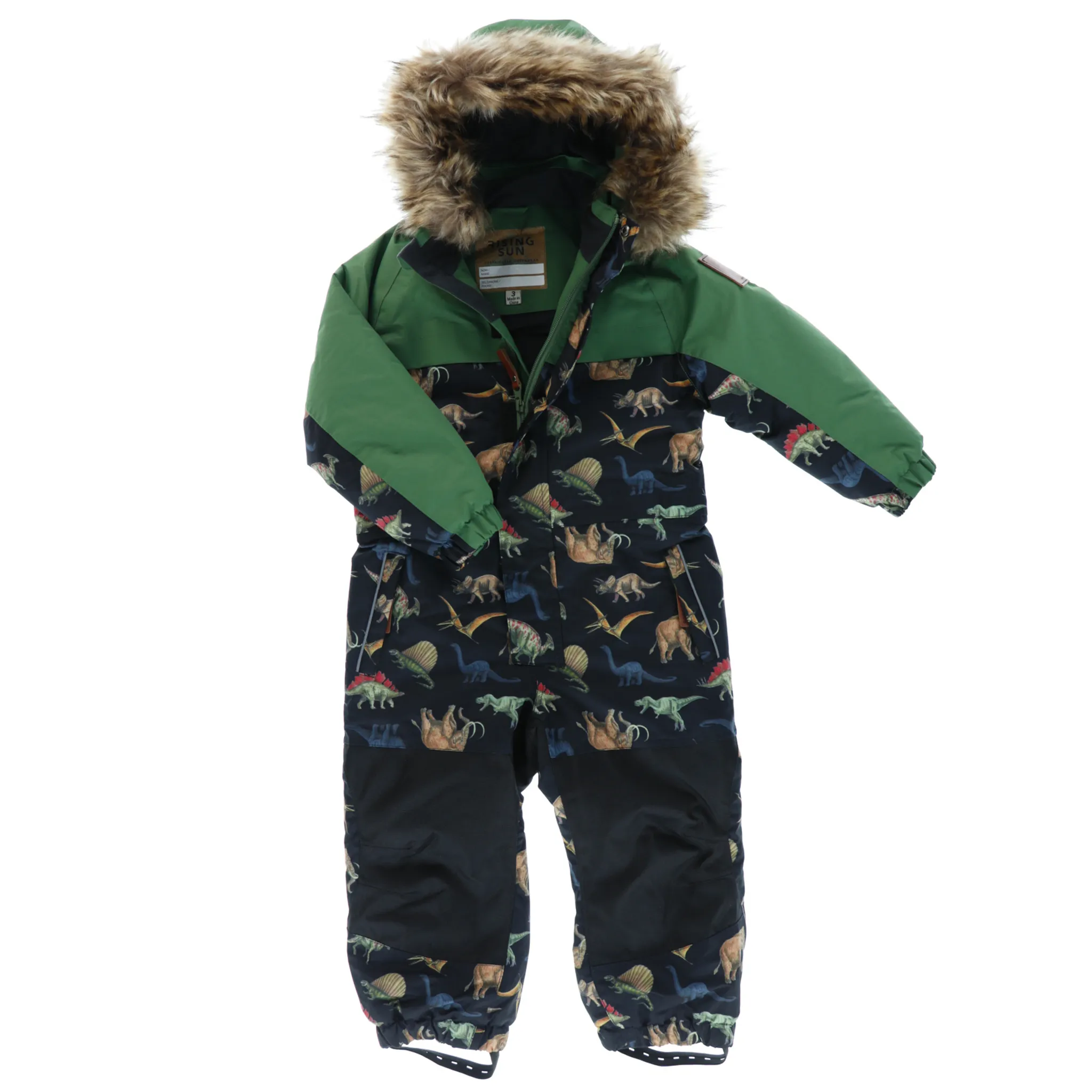 Rising Sun Habit de Neige Une Pièce Dino 2-6ans