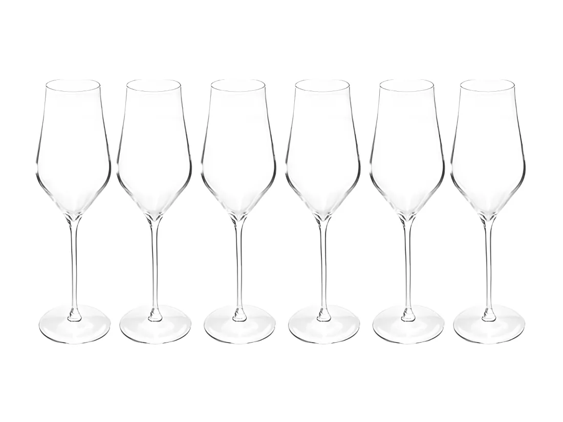 Lot de 6 Flûtes à Champagne 