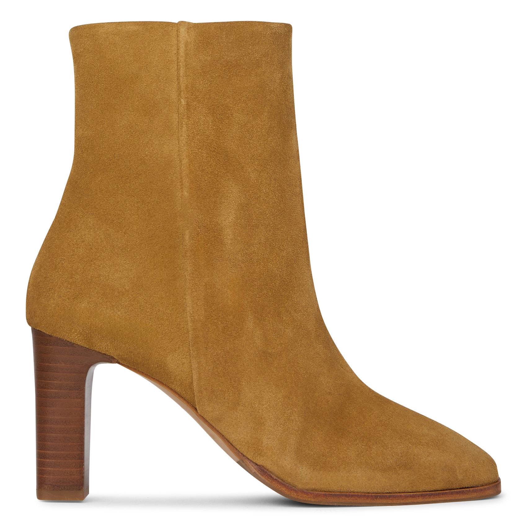 MAY - Bottines à talons en cuir | Marron