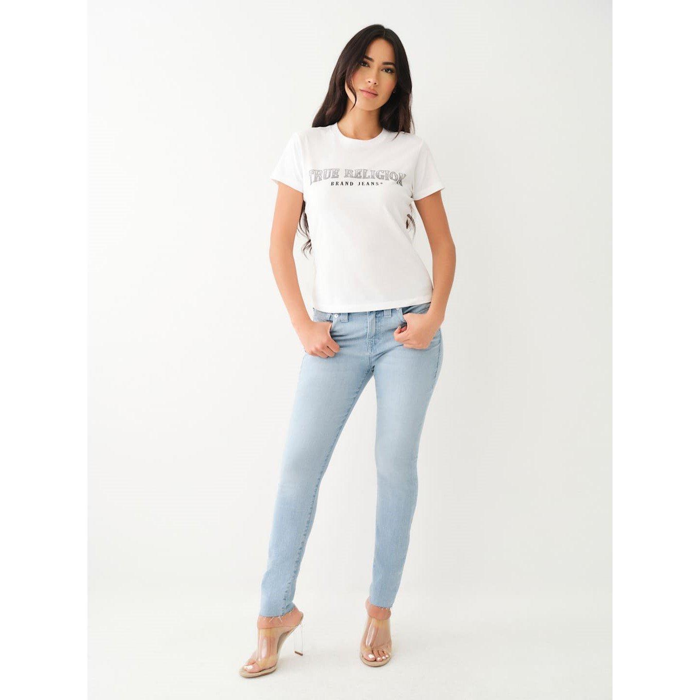 True Religion Slim Crew Neck Logo T Shirt