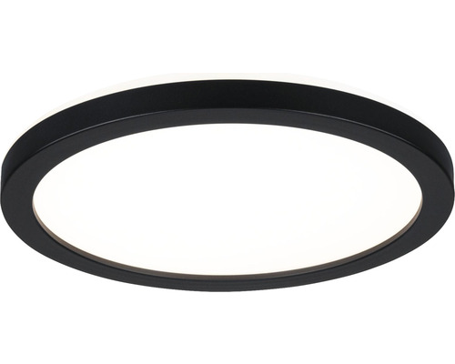 LED paneel 12,5W 850 lm 3000 K Ø 19 cm zwart + achtergrondverlichting