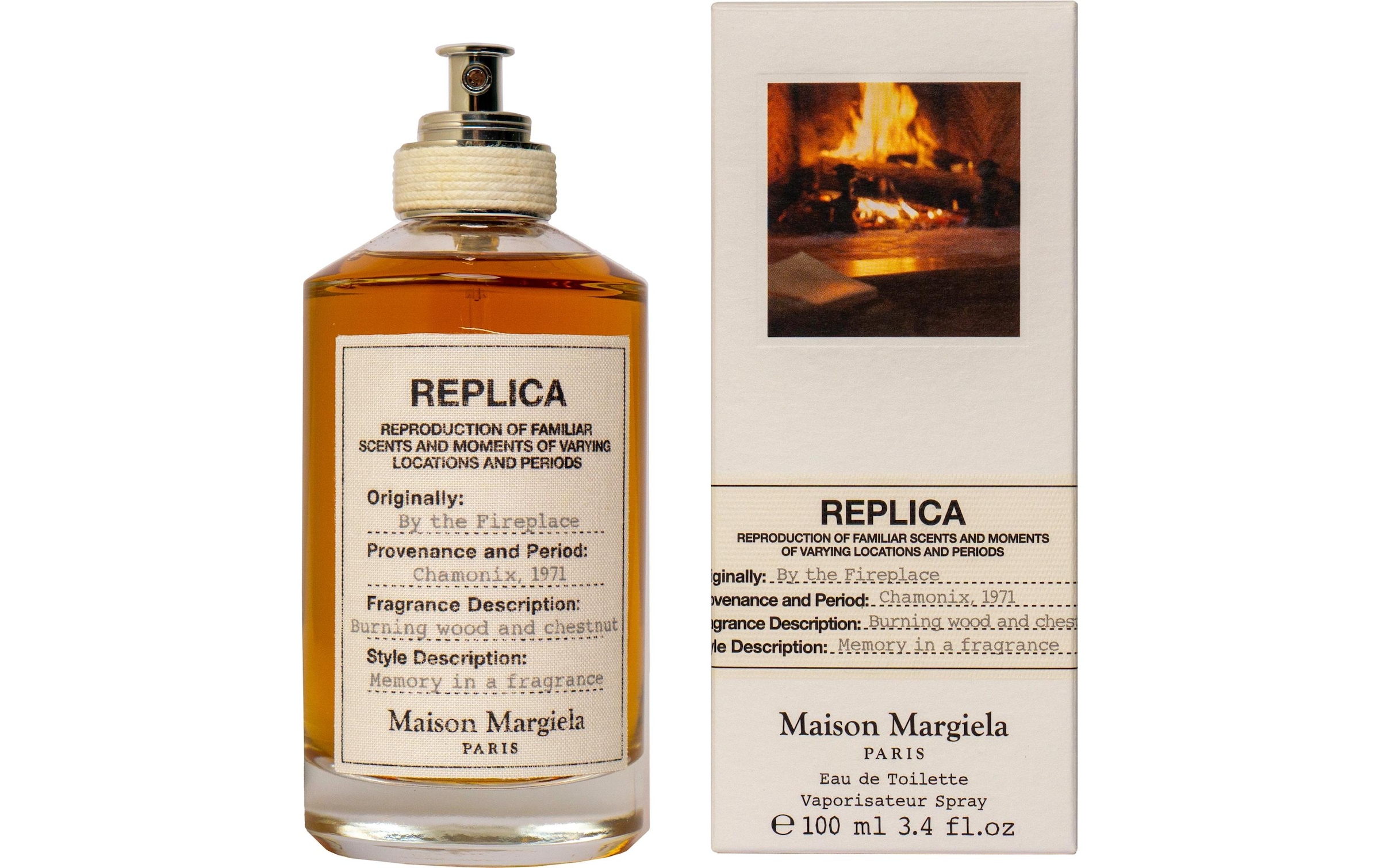 MAISON MARGIELA Eau de Toilette »Maison Margiela By the Fireplace 100 ml« Warmer und holziger Duft