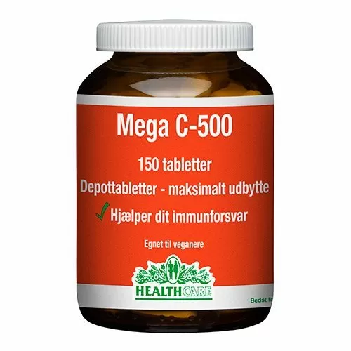 Health Care Mega C 500 mg - 150 tab.
