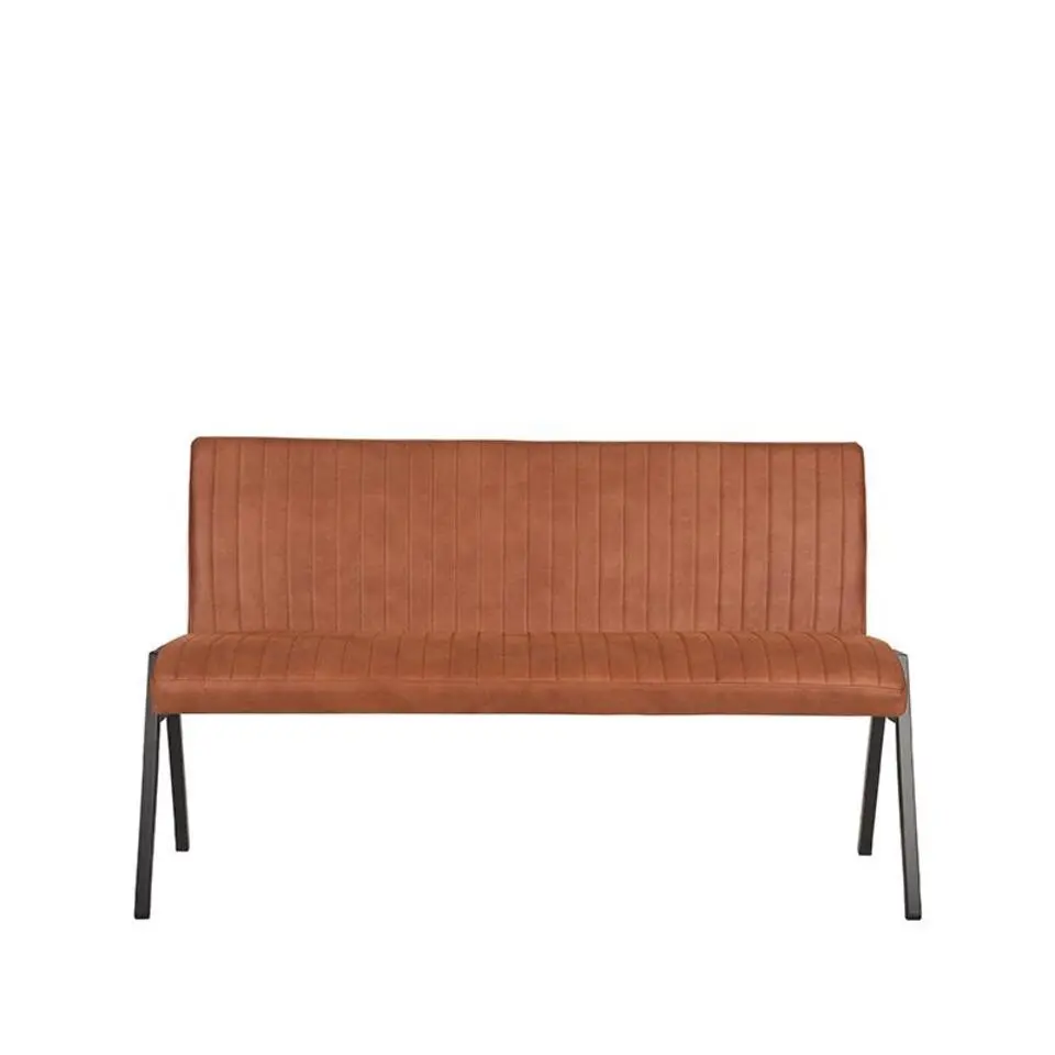 Vine Interior Eetkamerbank Paisley Cognac Microvezel 145x62x86