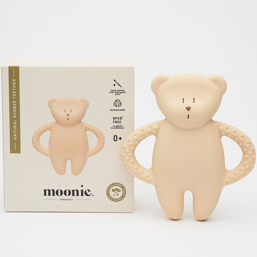 Moonie bijtring bear - sand natur