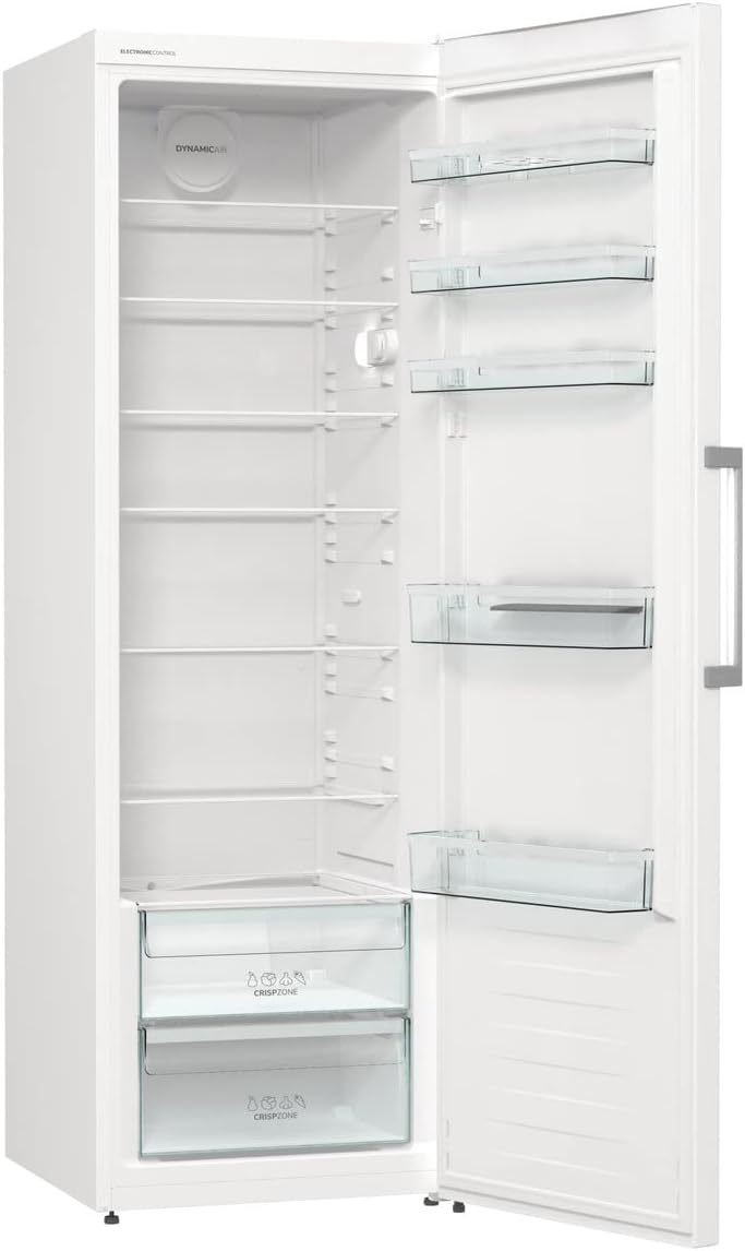 Gorenje R 619 EEW5Kühlschrank / 185cm / Umluft-Kühlsystem/Schnellkühlfunktion/Kühlteil 398 Liter/weiß