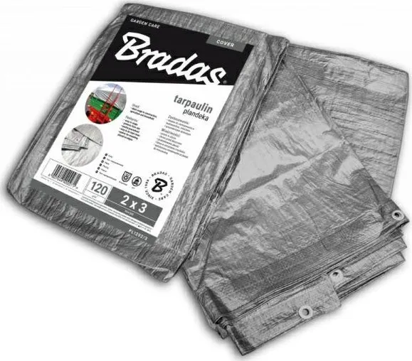 Presenning sølv 120g 15 x 20m BRADAS