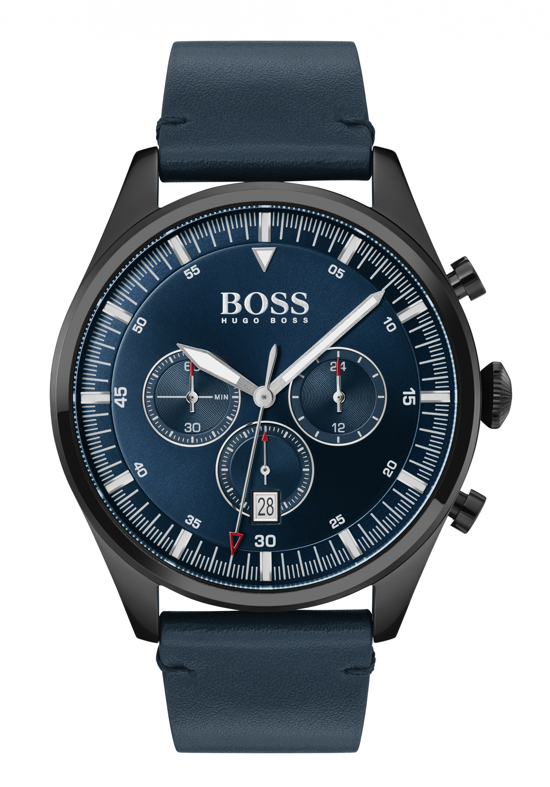 Boss Herrenuhr Pioneer Blau 1513711