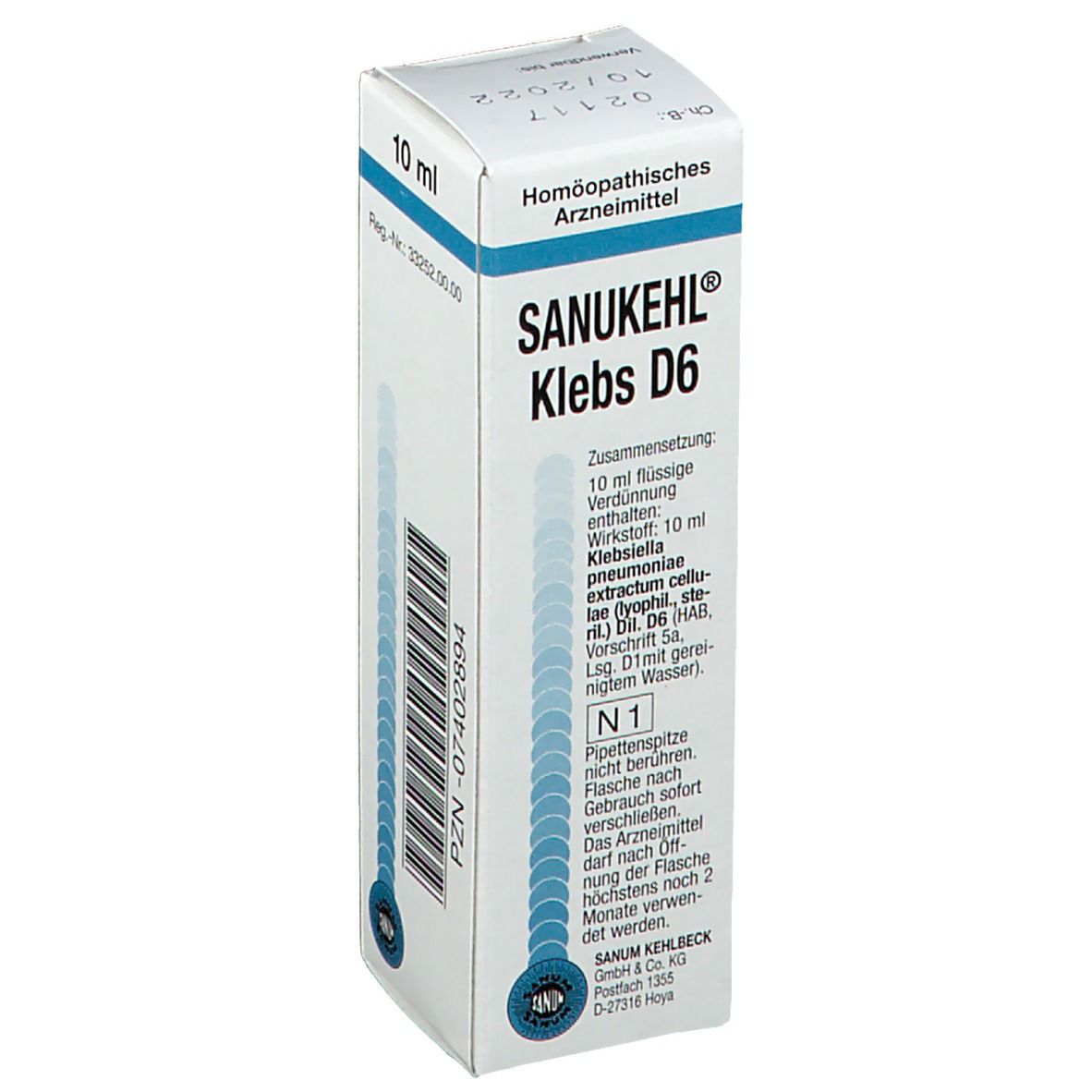 Sanukehl® Klebs D6 Tropfen