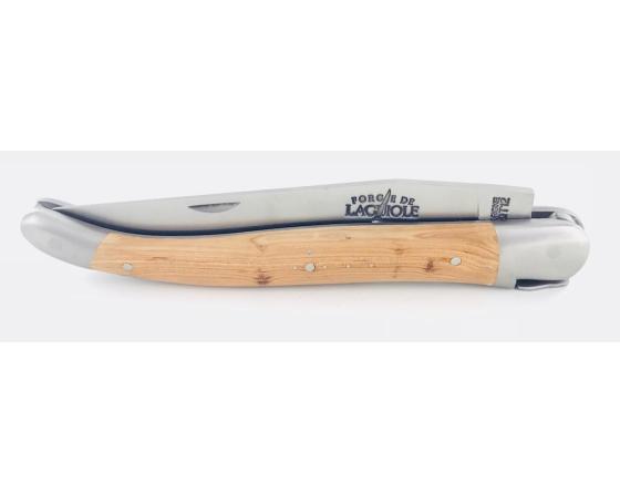 Laguiole Tradition 12 cm - 2 mitres - Genévrier Couteau de Poche Forge de Laguiole