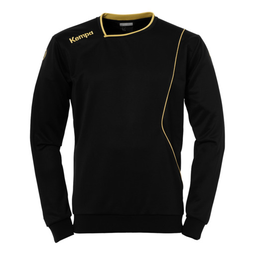 Camisa de treino Curve Kempa preta/dourada