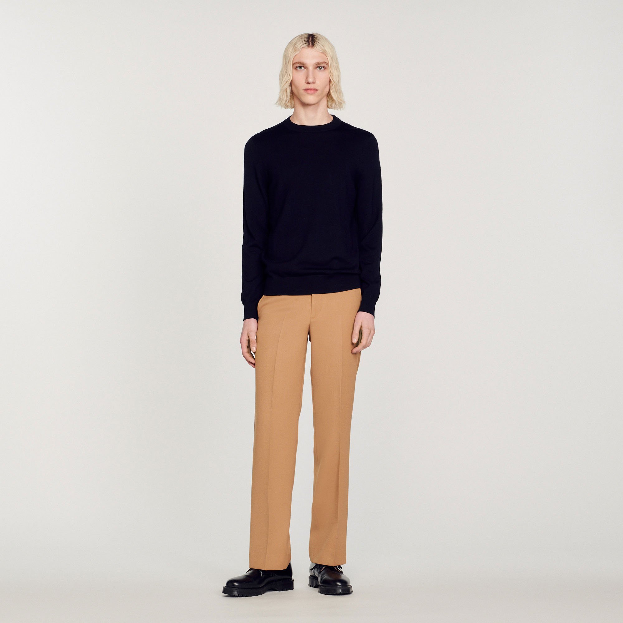 Pull en maille fine en laine