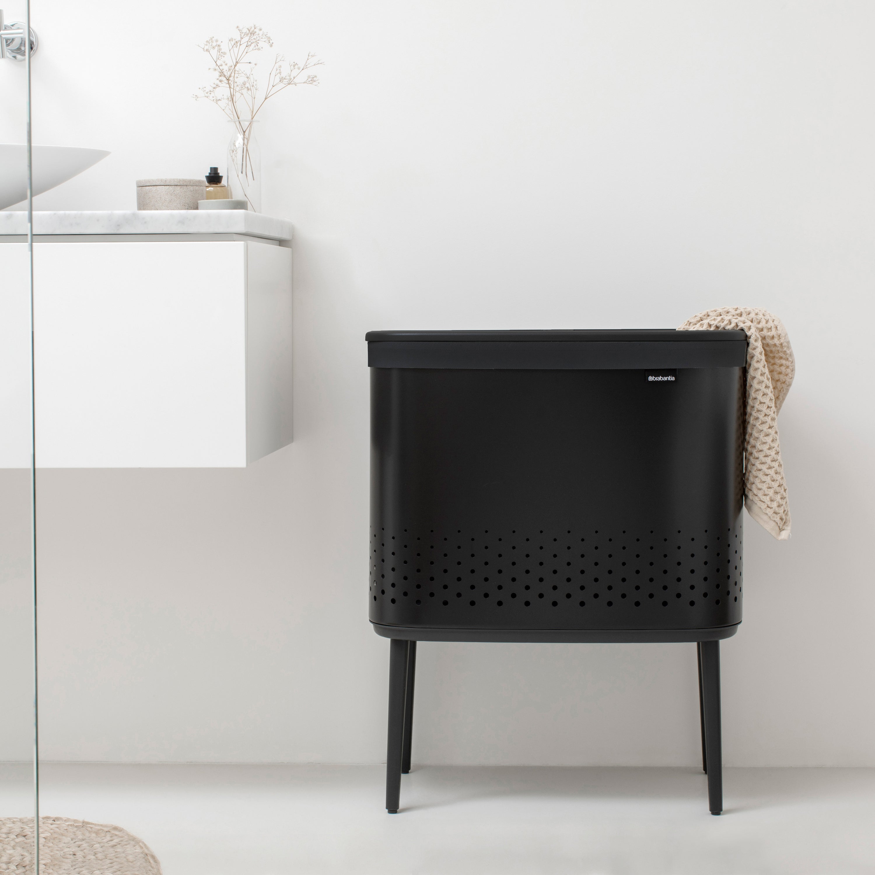 Brabantia Bo Wasbox 60 L - Mat Black