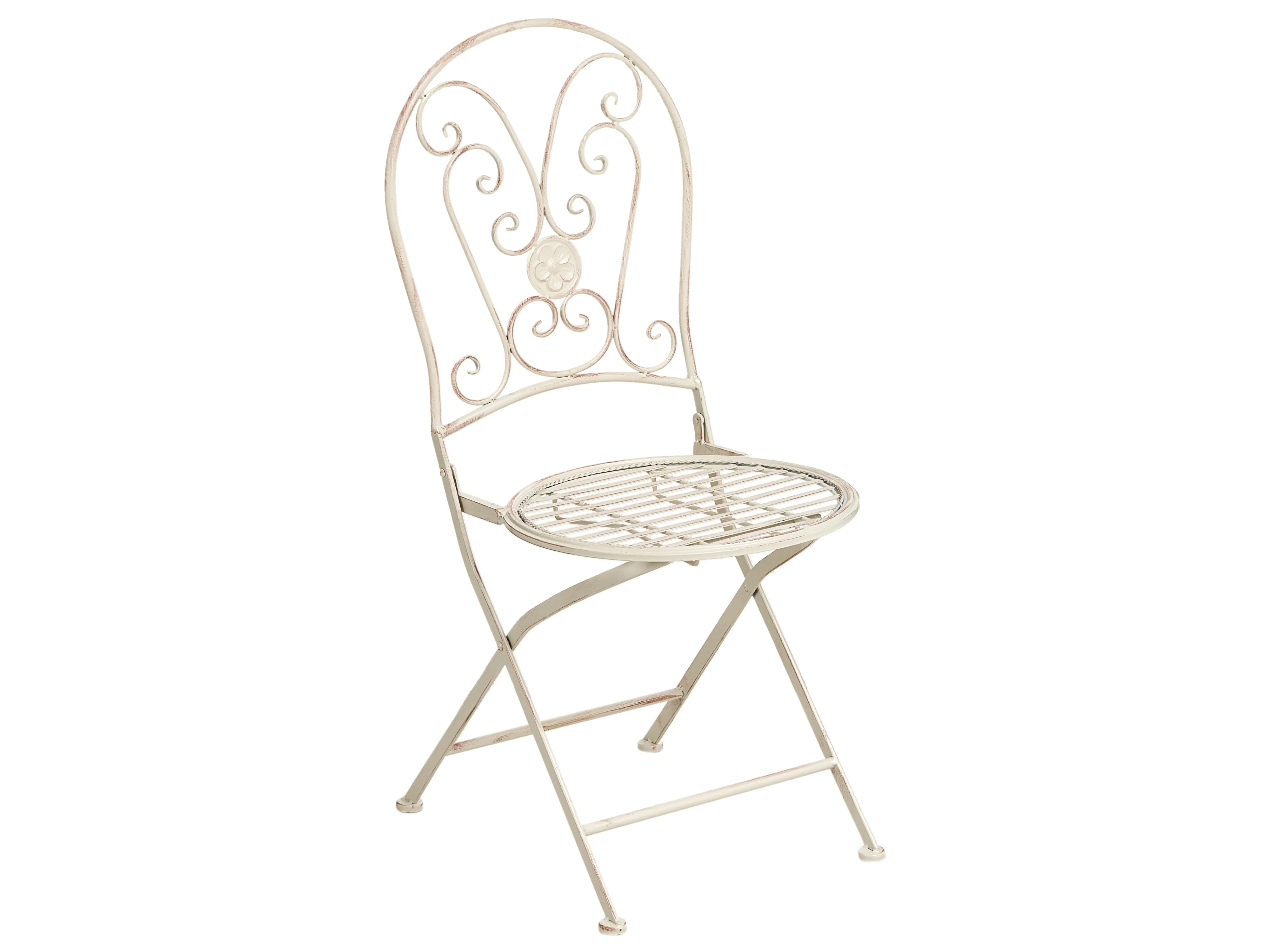 Bistroset inklapbaar COGGIA Metaal Lichtbeige