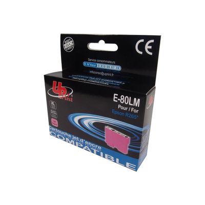 Cartouche compatible Epson T0806 Colibri - magenta clair - Uprint